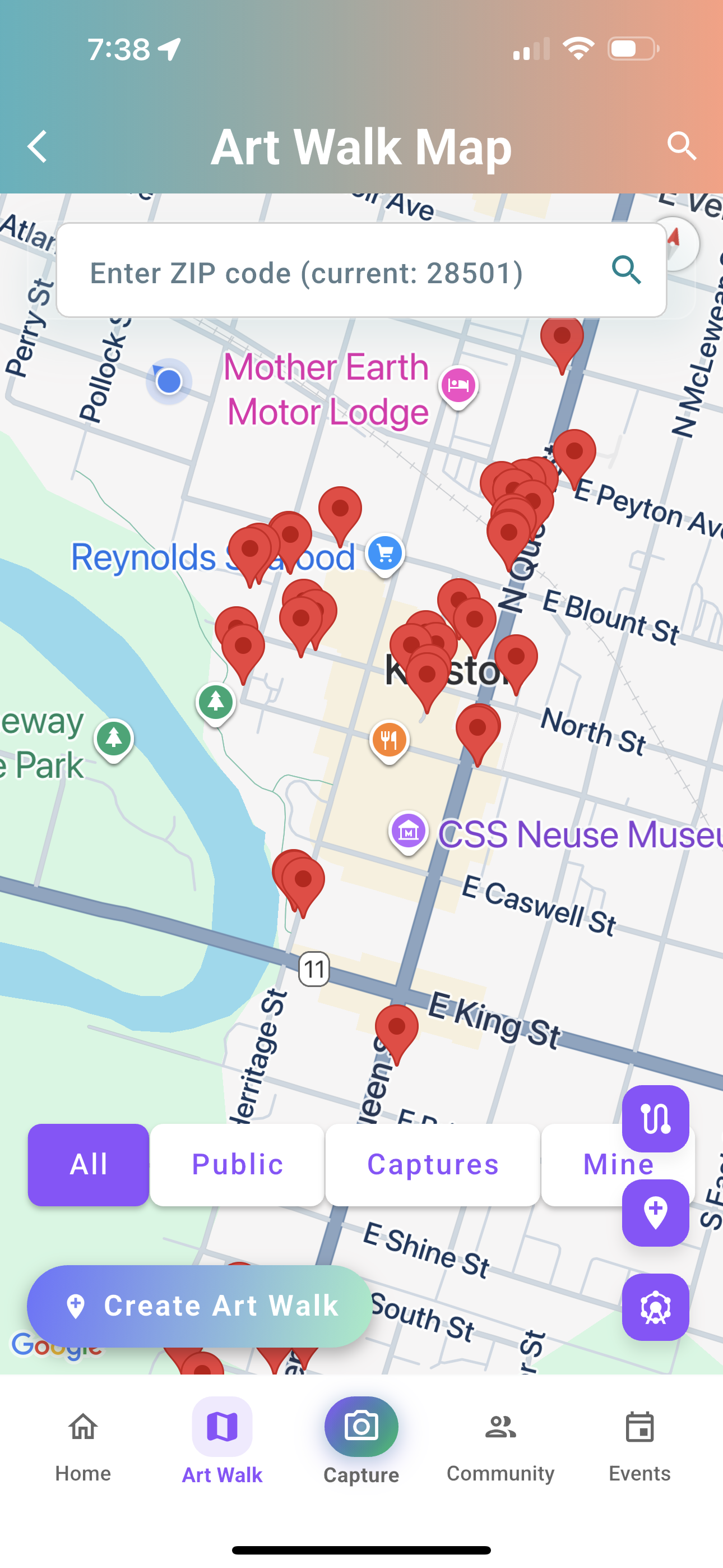Local ARTbeat App Screenshot 2